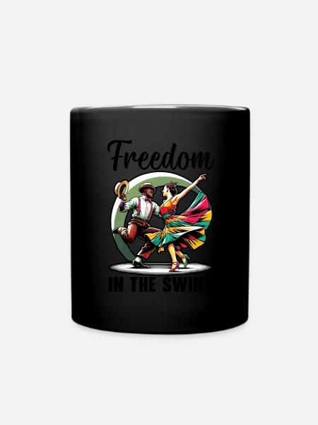 Danseur de Lindy Hop Danse Swing Danse - Mug uni - noir