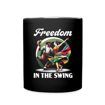 Danseur de Lindy Hop Danse Swing Danse - Mug uni - noir - Devant