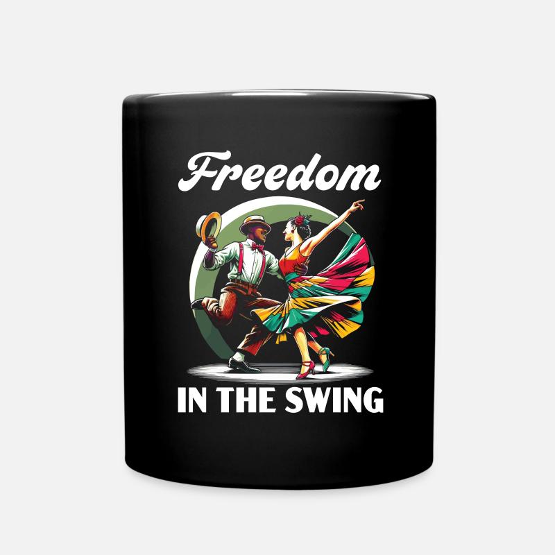Danseur de Lindy Hop Danse Swing Danse - Mug uni - noir
