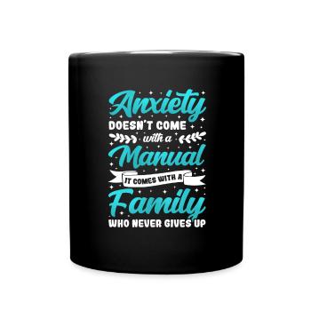 Sarcelle d’hiver SSPT Stress Trouble anxieux - Mug uni - noir - Devant