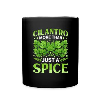 Coriander Day Coriander Hater Coriander - Full Colour Mug - black - Front