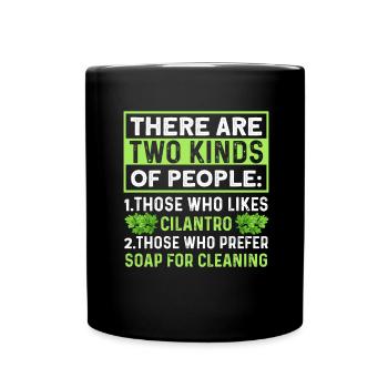 Coriander Day Coriander Hater Coriander - Full Colour Mug - black - Front