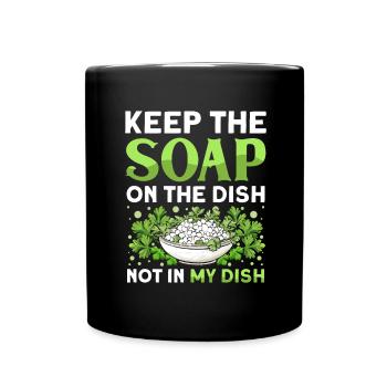 Coriander Day Coriander Hater Coriander - Full Colour Mug - black - Front