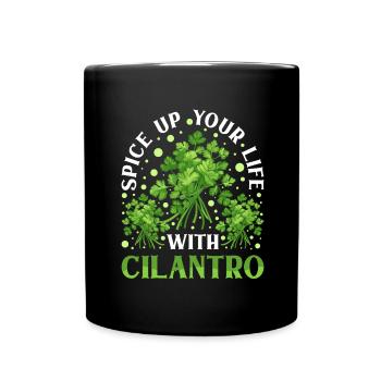 Coriander Day Coriander Hater Coriander - Full Colour Mug - black - Front