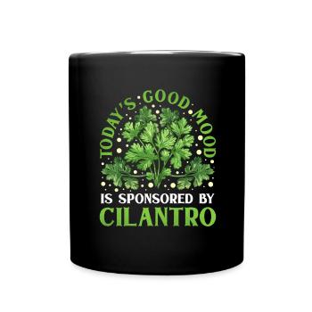 Coriander Day Coriander Hater Coriander - Full Colour Mug - black - Front