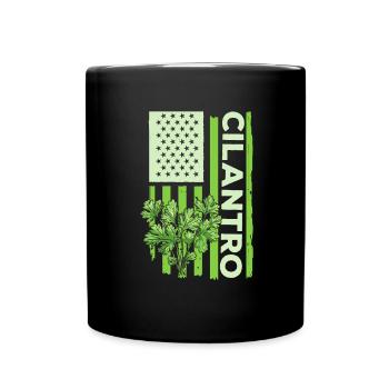 Coriander Day Coriander Hater Coriander - Full Colour Mug - black - Front
