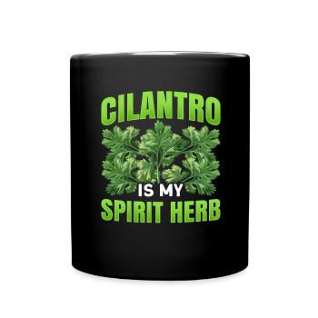 Coriander Day Coriander Hater Coriander - Full Colour Mug - black - Front