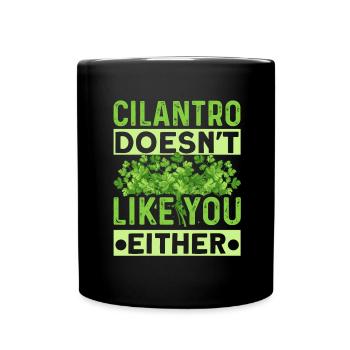 Coriander Day Coriander Hater Coriander - Full Colour Mug - black - Front