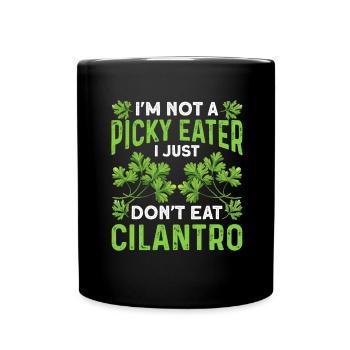 Coriander Day Coriander Hater Coriander - Full Colour Mug - black - Front