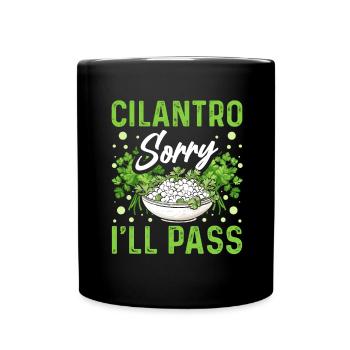 Coriander Day Coriander Hater Coriander - Full Colour Mug - black - Front