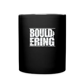 Escalade de bloc pour les amateurs d’escalade - Mug uni - noir - Devant