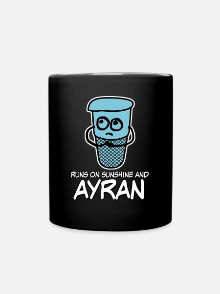Ayran Funny - Tasse einfarbig - Schwarz