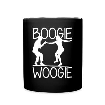 Boogie Woogie Dance Dancing Swing - Tasse einfarbig - Schwarz - Vorne