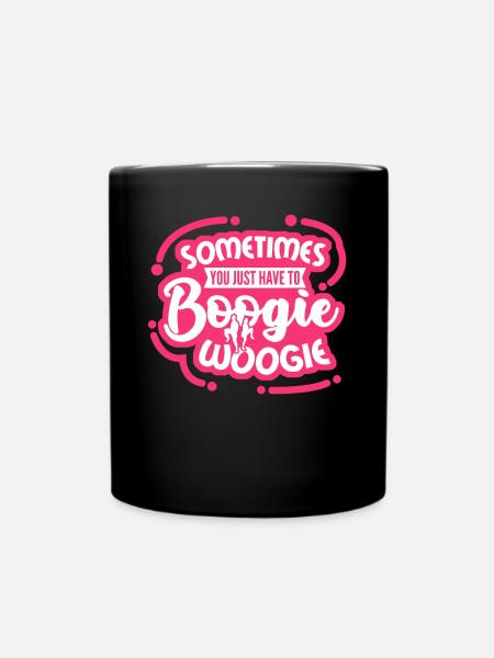 Boogie Woogie Boogie-Woogie Danse - Mug uni - noir