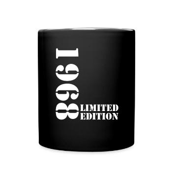 1968 Limited Edition Birthday Gift Wife Husband - Full Colour Mug - black - Front