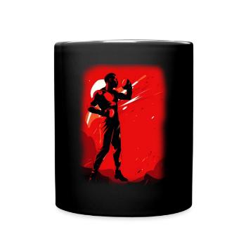 Boxen - Tasse einfarbig - Schwarz - Vorne