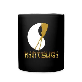 Kintsugi Kintsukuroi Japon imparfait - Mug uni - noir - Devant