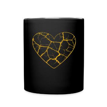 Kintsugi Kintsukuroi Japon imparfait - Mug uni - noir - Devant