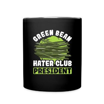 Casserole de Thanksgiving aux haricots verts - Mug uni - noir - Devant