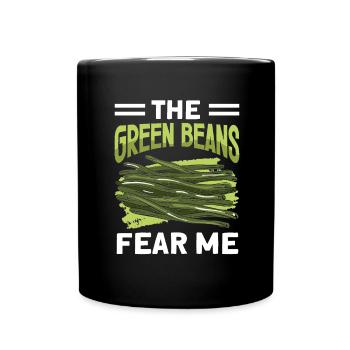 Casserole de Thanksgiving aux haricots verts - Mug uni - noir - Devant