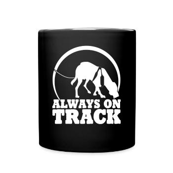 Mantrailing Mantrailer Chien - Mug uni - noir - Devant
