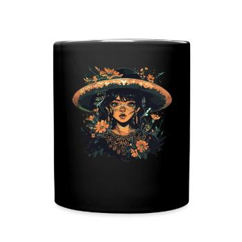 Mexikanische Fiesta Cinco De Mayo - Tasse einfarbig - Schwarz - Vorne