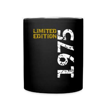 1975 édition limitée anniversaire cadeau femme mari - Mug uni - noir - Devant