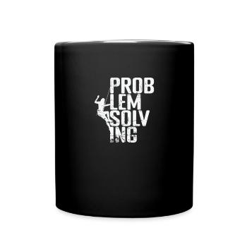 Problem Solving Bouldering - Full Colour Mug - black - Front
