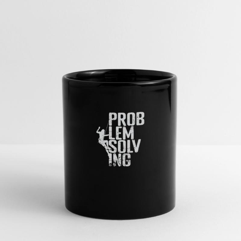 Problem Solving Bouldern Tasse einfarbig