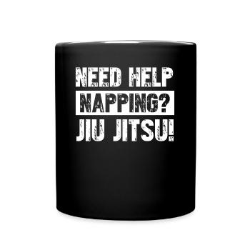 Ju-Jitsu BJJ Jujutsu Jiu-Jitsu - Full Colour Mug - black - Front