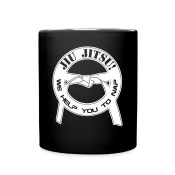 Ju-Jitsu Joke Brasilian Jiu-Jitsu BJJ - Tasse einfarbig - Schwarz - Vorne