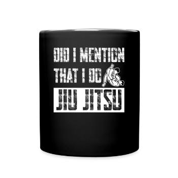 Ju-Jitsu BJJ Jujutsu - Full Colour Mug - black - Front