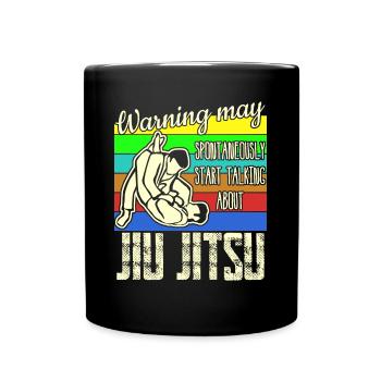 Ju-Jitsu Jujutsu Jiu-Jitsu - Full Colour Mug - black - Front