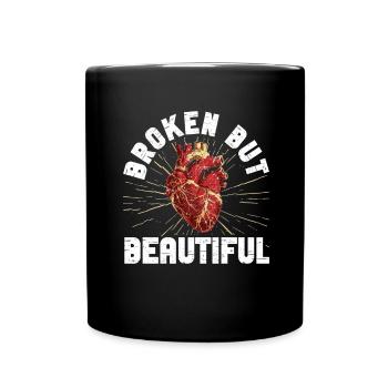 Kintsugi Kintsukuroi Japon imparfait - Mug uni - noir - Devant