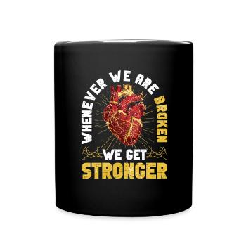 Kintsugi Kintsukuroi Imperfect japan - Tasse einfarbig - Schwarz - Vorne