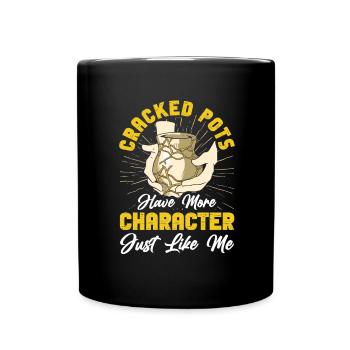 Kintsugi Kintsukuroi Japon imparfait - Mug uni - noir - Devant