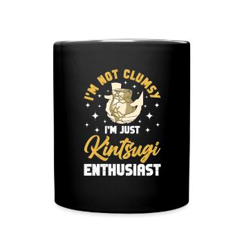 Kintsugi Kintsukuroi Japon imparfait - Mug uni - noir - Devant