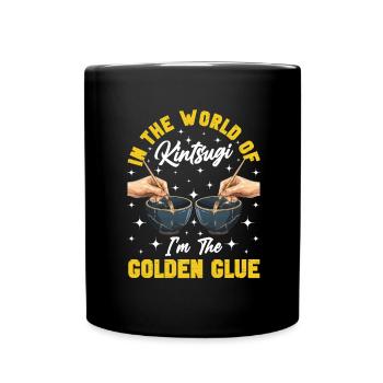 Kintsugi Kintsukuroi Japon imparfait - Mug uni - noir - Devant