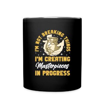Kintsugi Kintsukuroi Japon imparfait - Mug uni - noir - Devant