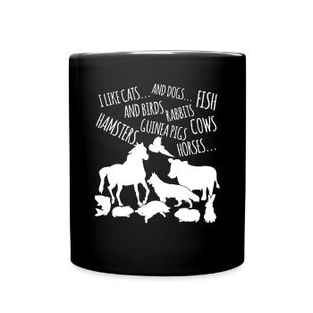 Veterinary Assistant Veterinarian - Full Colour Mug - black - Front