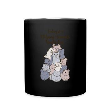 Vétérinaire Assistant Chats Vétérinaire - Mug uni - noir - Devant