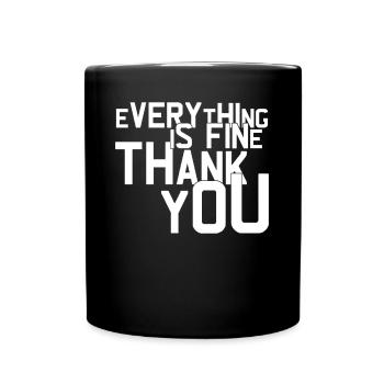 Misanthrop Grumpy Dislike Misanthropist - Tasse einfarbig - Schwarz - Vorne