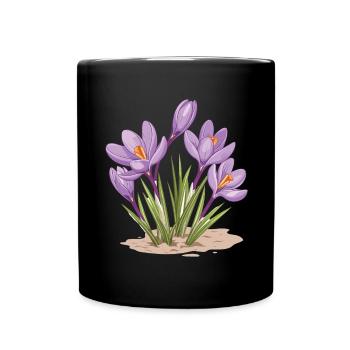 Ostern Eostre Heidnischer Frühling - Tasse einfarbig - Schwarz - Vorne