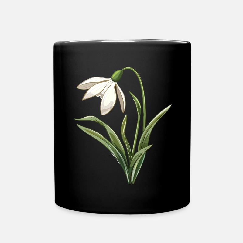 Easter Eostre Pagan Spring - Full Colour Mug - black