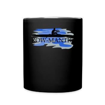 Rowing Club Romantic Rowing Boat - Tasse einfarbig - Schwarz - Vorne