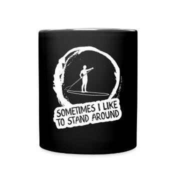 SUP Board Stand up Paddling Paddle - Mug uni - noir - Devant