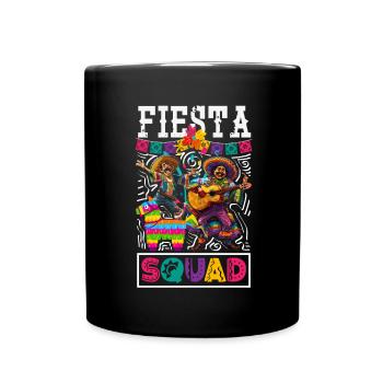 Mexikanische Fiesta Cinco De Mayo - Tasse einfarbig - Schwarz - Vorne