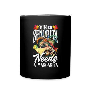 Mexikanische Fiesta Cinco De Mayo - Tasse einfarbig - Schwarz - Vorne