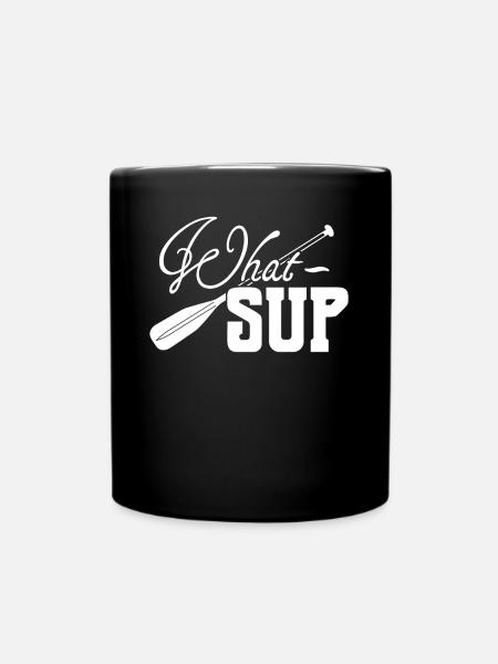 SUP-Board Joke Stand up Paddling - Tasse einfarbig - Schwarz