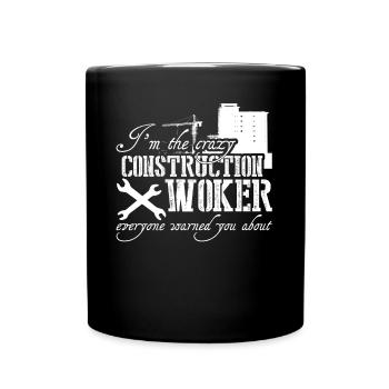 Ouvrier de la construction Directeur de la construction - Mug uni - noir - Devant